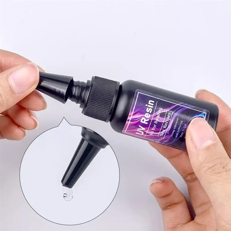 20/30/50g UV Bonding &Welding Glue Super Bonding UV Glue Quick-Drying For Bonding Glass Ceramics Metal Plastic DIY Crafts Decor