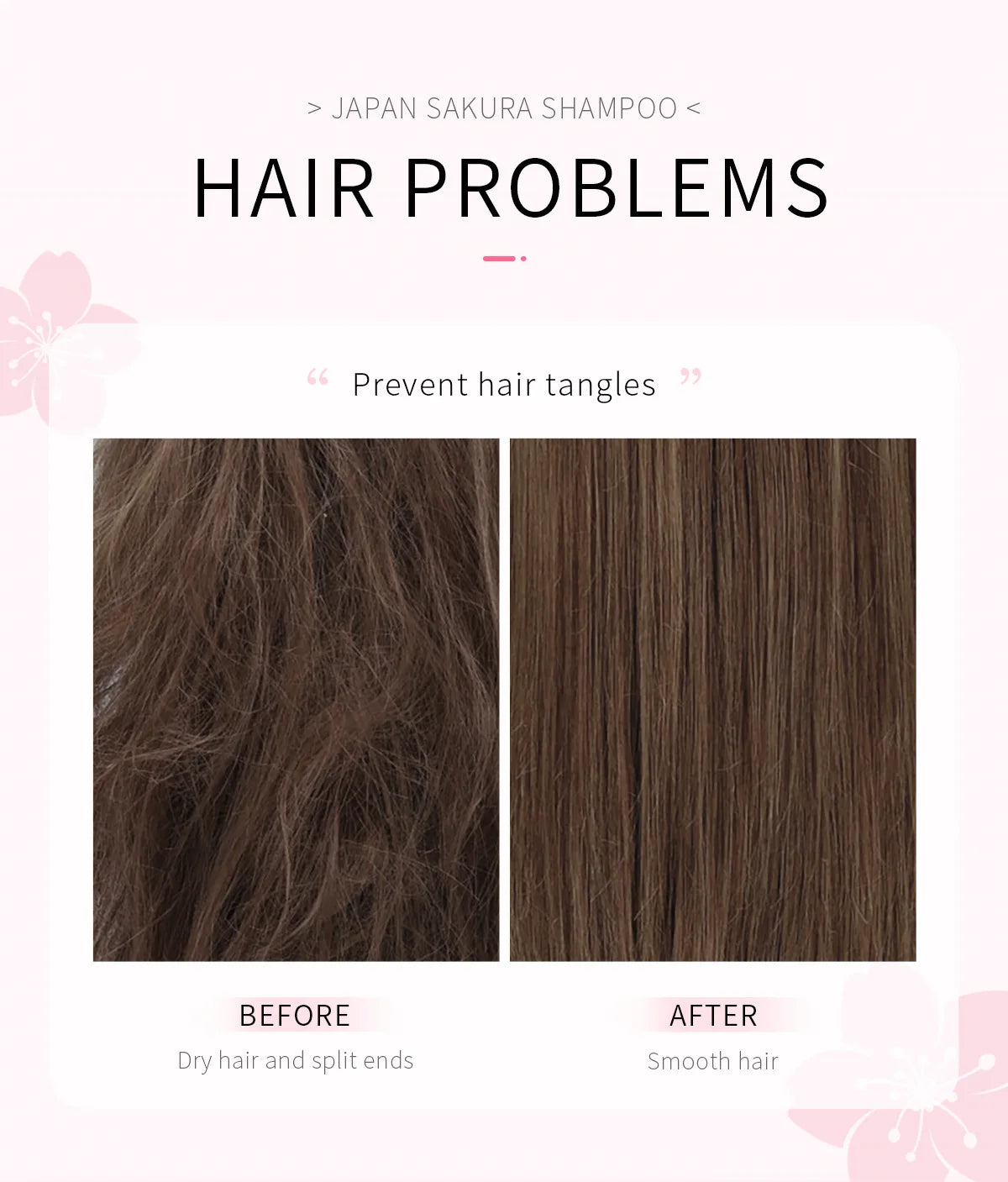 LAIKOU Sakura Shampoo Hair Conditioner Moisturizing Nourishing Repair Damaged  Anti Dandruff Oil Control Shampoos Cleansing Care