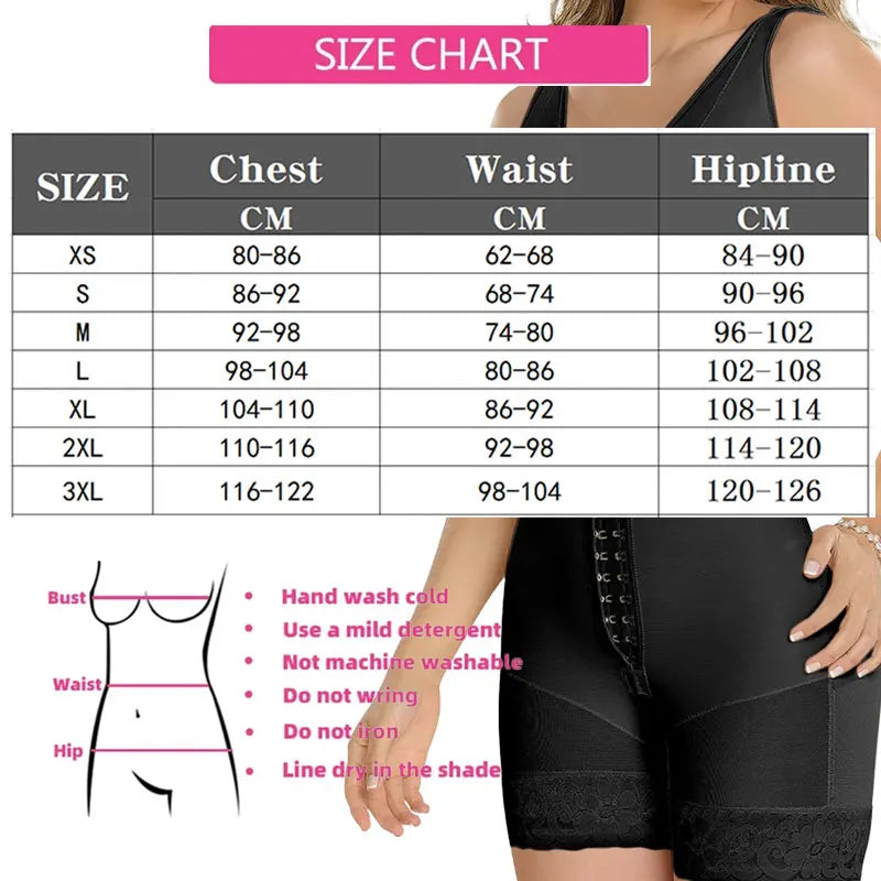 Women Fajas Colombianas High Compression Body Shapewear  Tummy Control Post Liposuction BBL Slimming Waist Belt