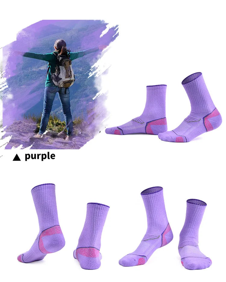 Women Socks Sports Breathable Compression  Supply Running Riding Cycling Knee high Basketball Biking Hockey Soccer