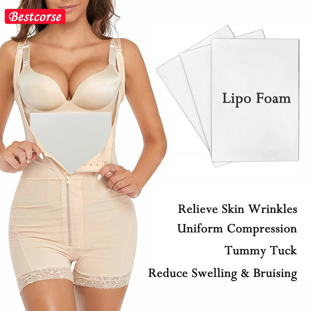 Lipo Foam Post Surgery Compression Ab Board For Stomach Belt Abdominal Liposuction Faja Abdomen Back Lumbar Op Belly Flattening