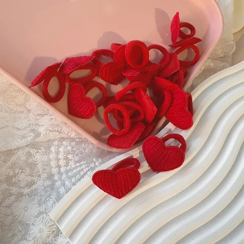 10PCS/lot Candy Color Kids Elastic Hair Bands Girls Rubber Band Children Cute Baby Hair Accessories