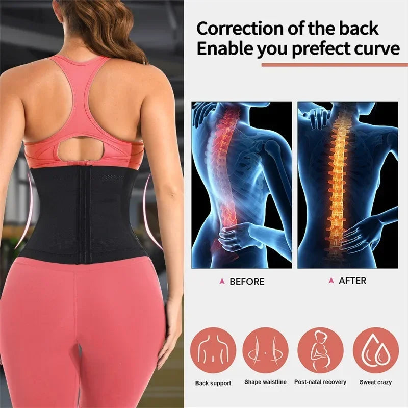 Waist Trainer for Women Body Shaper Tummy Control Slimming Sheath Flat Belly Reductive Shapewear Slim Corset Belts Summer