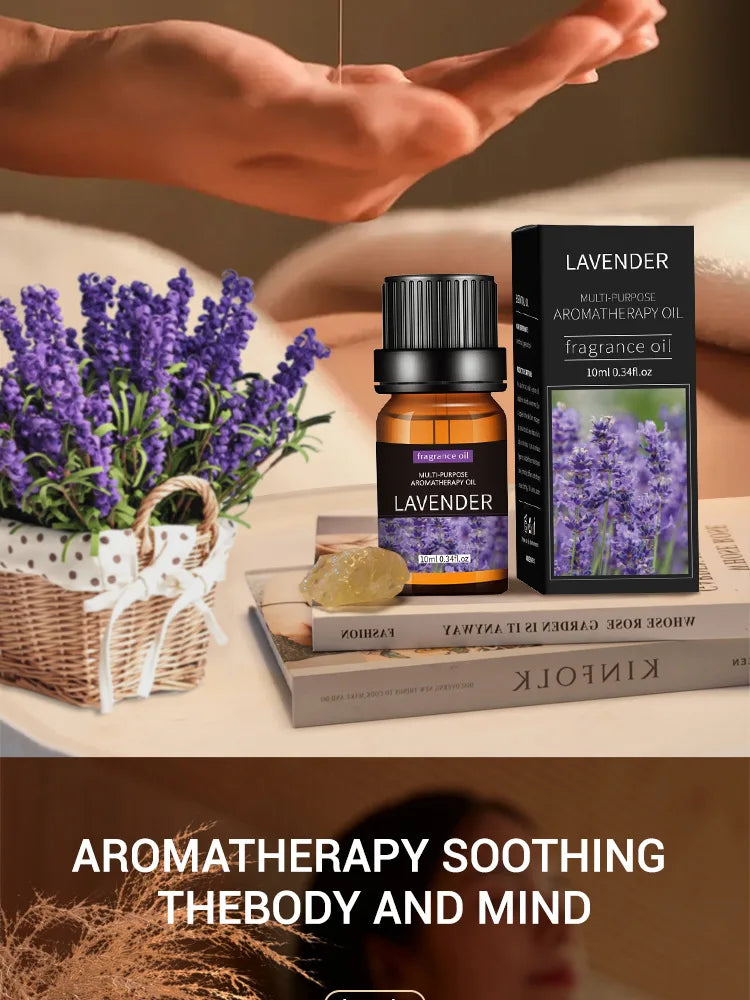 20 Flavors Essential Oils for Aroma Diffuser Air Humidifier Home Water-soluble 10ml Air Freshener Scents Fragrance Oil Perfume