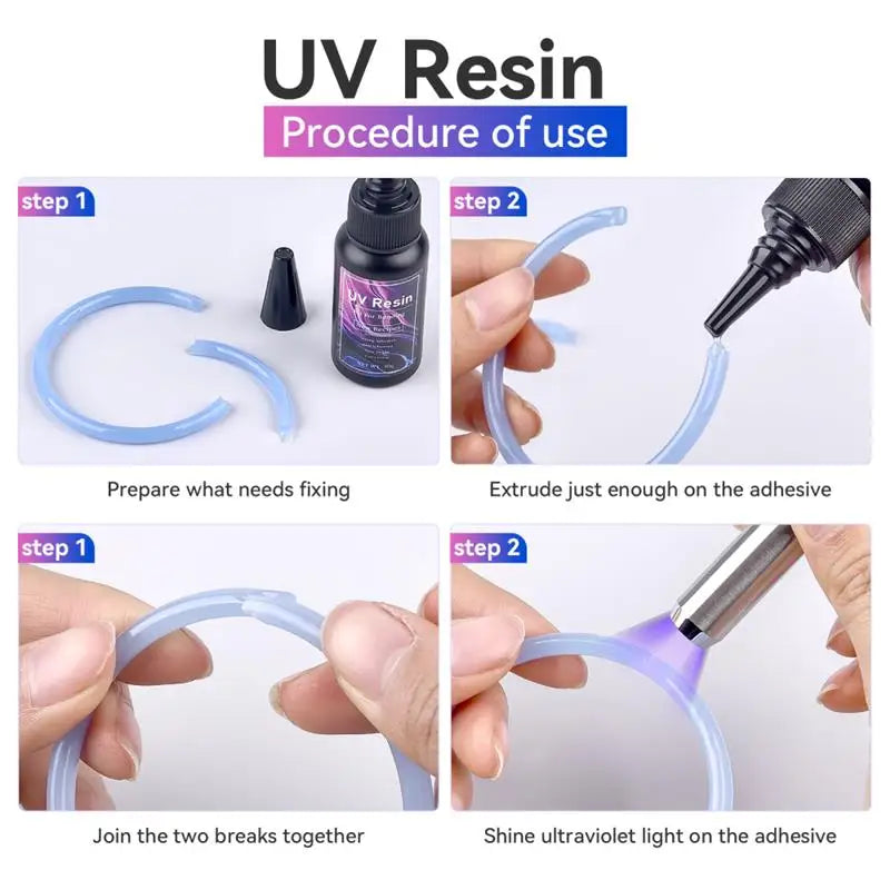 20/30/50g UV Bonding &Welding Glue Super Bonding UV Glue Quick-Drying For Bonding Glass Ceramics Metal Plastic DIY Crafts Decor
