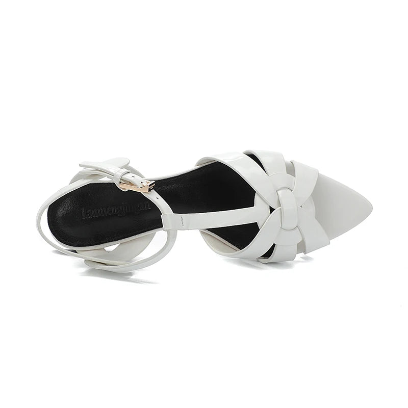 2024 new classic elegant spring/summer fashion charming pointed flat sandals for shopping, dating, parties, sexy dressing