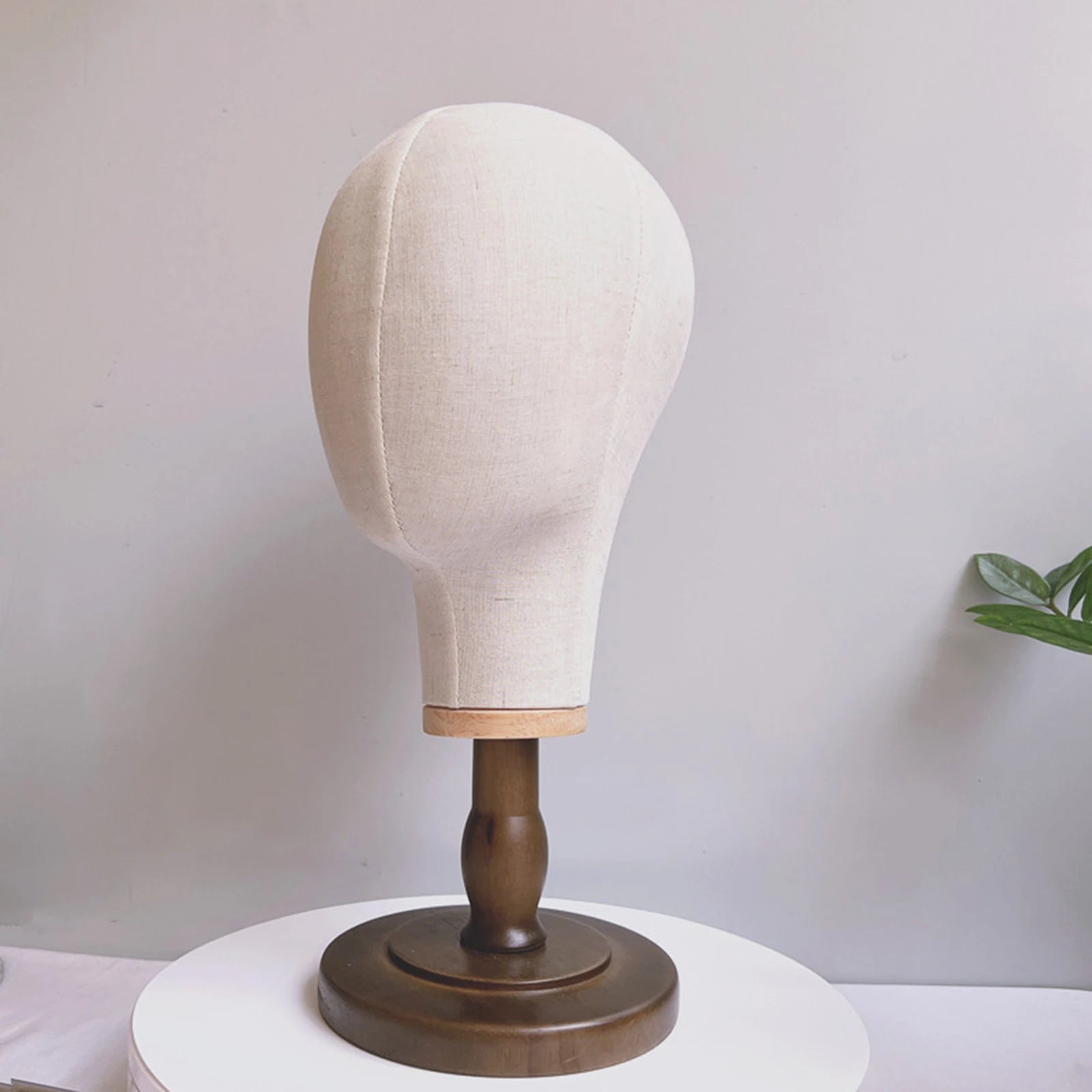 Wig Head Model Multifunctional Wig Making Hat Display Stand for Home Salon Styling Drying Hairdresser Training Jewellery