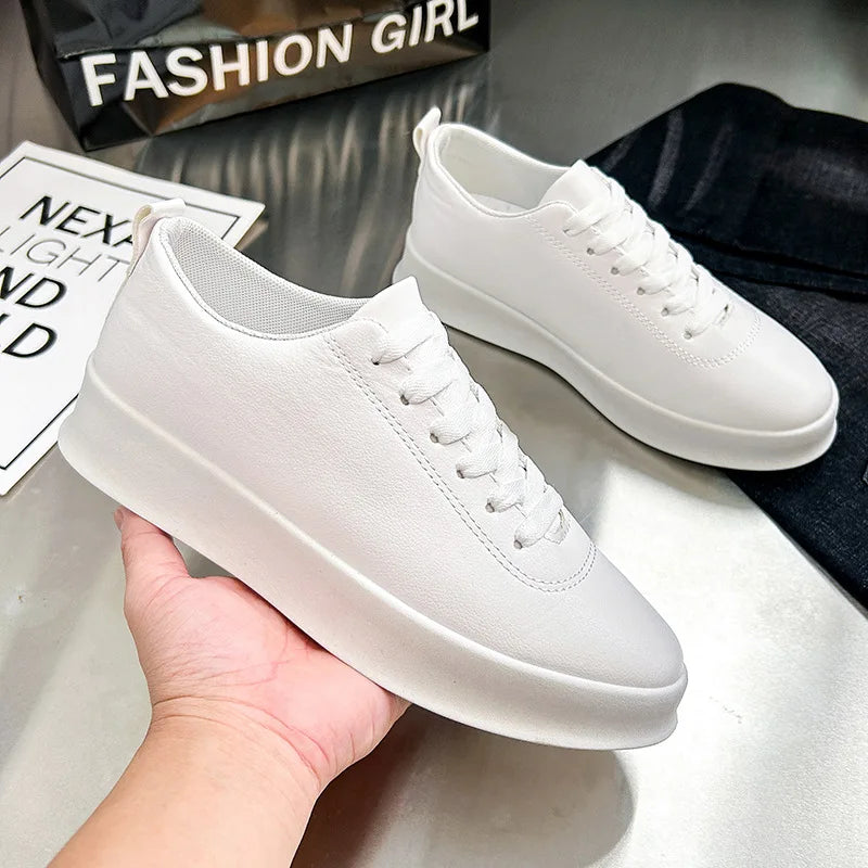 2026 Black Casual Shoes for Men Outdoor Comfortable Men Sneakers Non-slip Walking Shoes Designer Lace-Up Men Sport Shoes