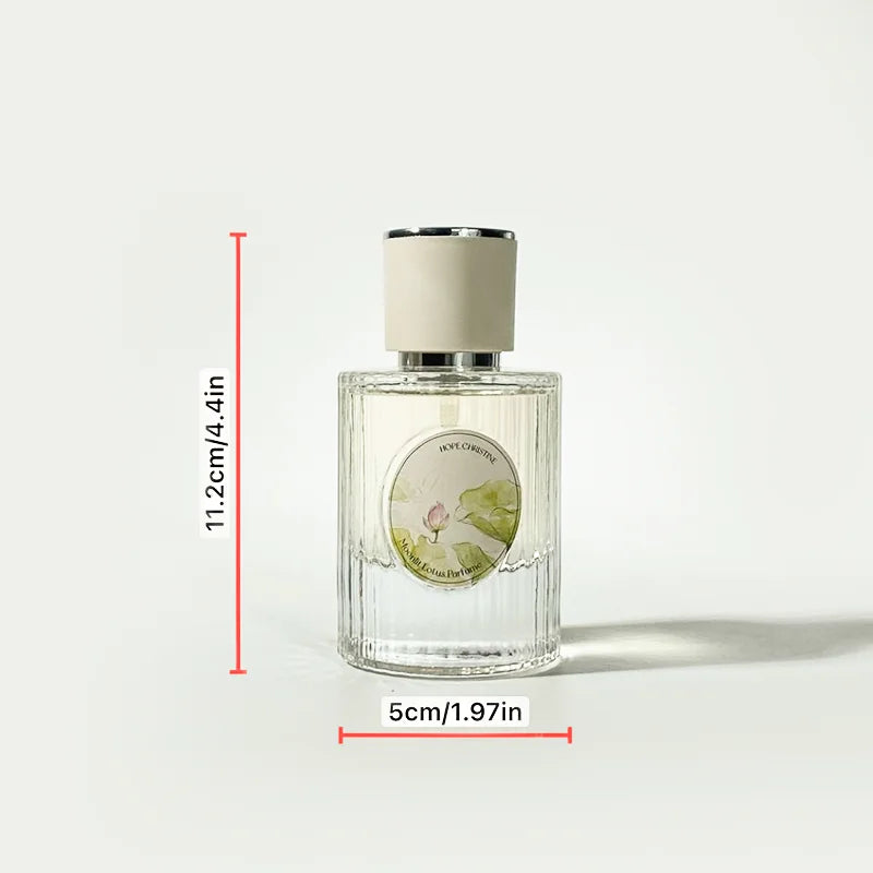 Fresh Lotus Perfume, long-lasting floral and woody fragrance, Oriental beauty, blended with lotus and jasmine,