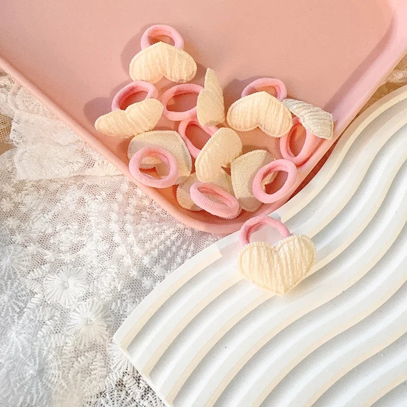 10PCS/lot Candy Color Kids Elastic Hair Bands Girls Rubber Band Children Cute Baby Hair Accessories