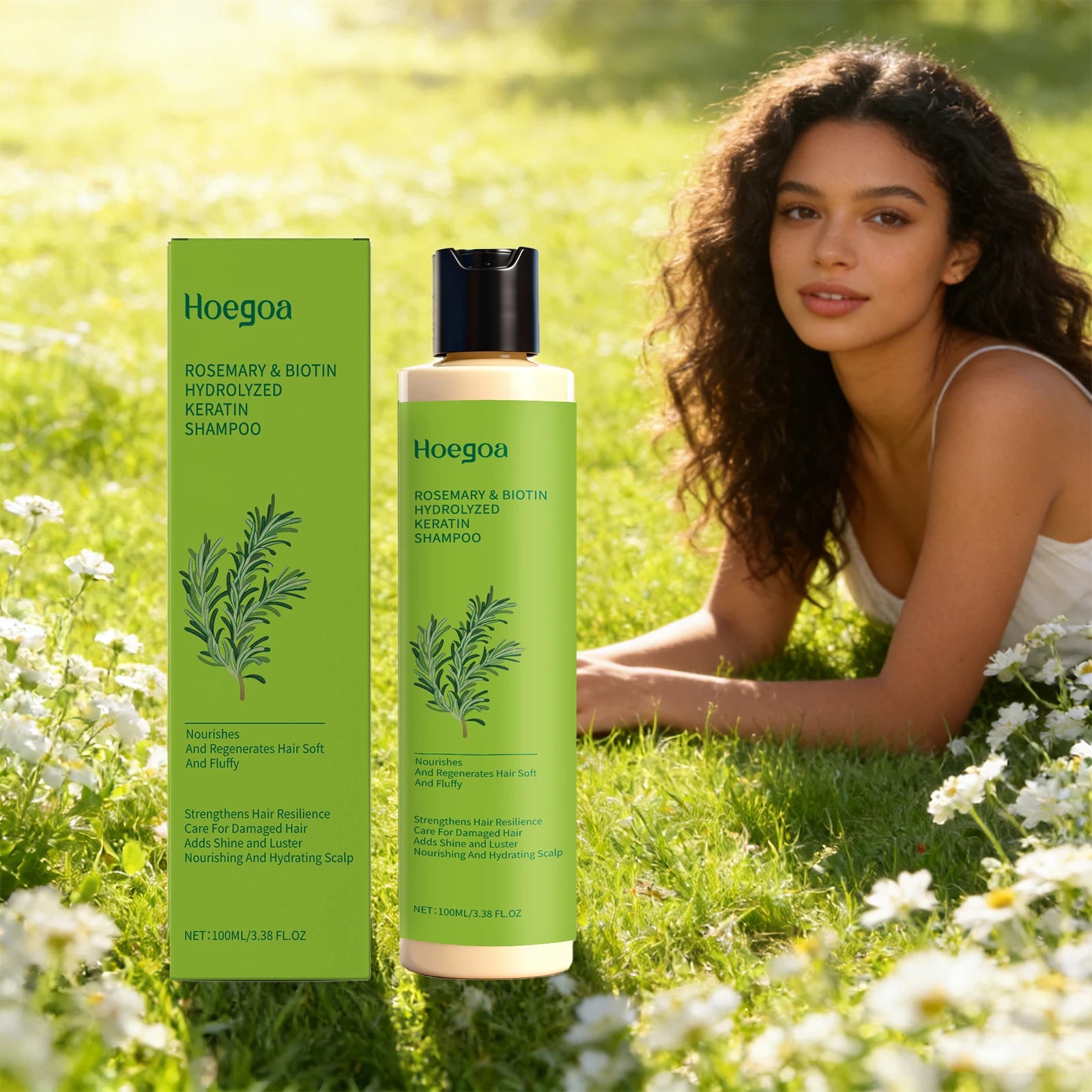 Rosemary Shampoo Oil Control Thickening Dry Frizzy Damaged Repair Volumizing Refresh Smoothing Hydrating Scalp Cleansing Shampoo