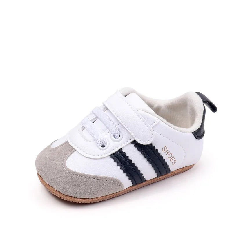 Toddler Shoes New Spring Autumn Baby Boys Girls Causal First Walker Shoes PU Leather Sneakers Soft Sole Fashion Baby Flats Shoes