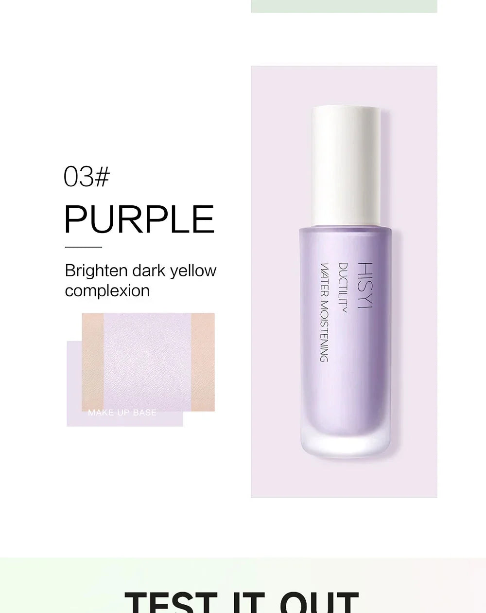 Marie Primer Tricolor Hidratante — Corrector de Tono, Iluminador y Suavizante para el Rostro