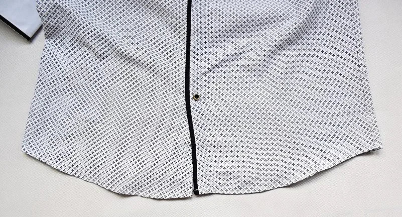 White Big Size 5XL Men Dress Shirt 2026 New Long Sleeve Slim Fit Button Down Collar Good Quality Printed Business Shirts