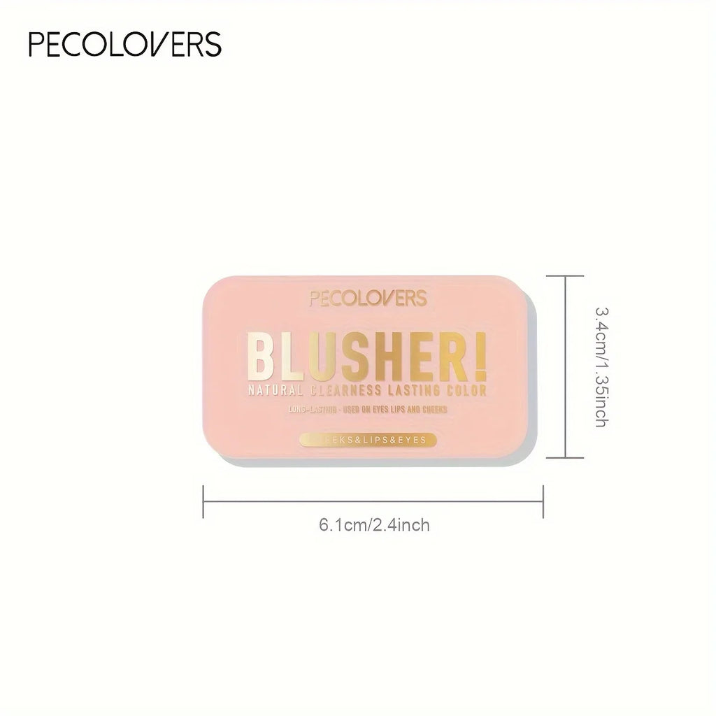 PECOLOVERS Waterproof Blush Cream - Long-Lasting, High Pigmentation for All Skin Tones, Natural Cheek & Face Rouge