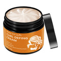 50g Black Castor Oil Curl Styling Cream - Moisturizing Hair Styling Cream Suitable for Normal Hair, Men and Women, with an Easy-To-Use and Portable Plant-Based Formula