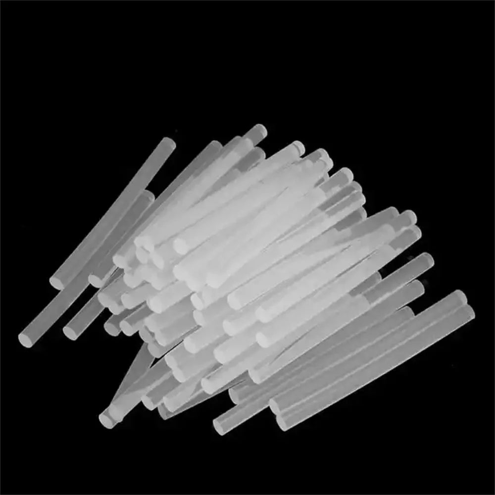 60/10Pcs Hot Melt Glue Sticks 7mm/11mm Translucent Strong Viscosity for Glue Gun DIY Home Industrial Repair Adhesive Rods
