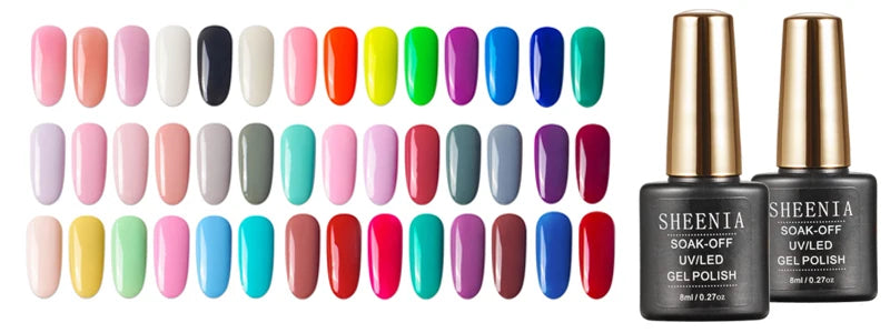 Nail Gel Polish UV Gel Nail Polish Hybrid Varnish Semi Permanent Nails Set For Manicure Gellak Nail Art Professtional Top Primer