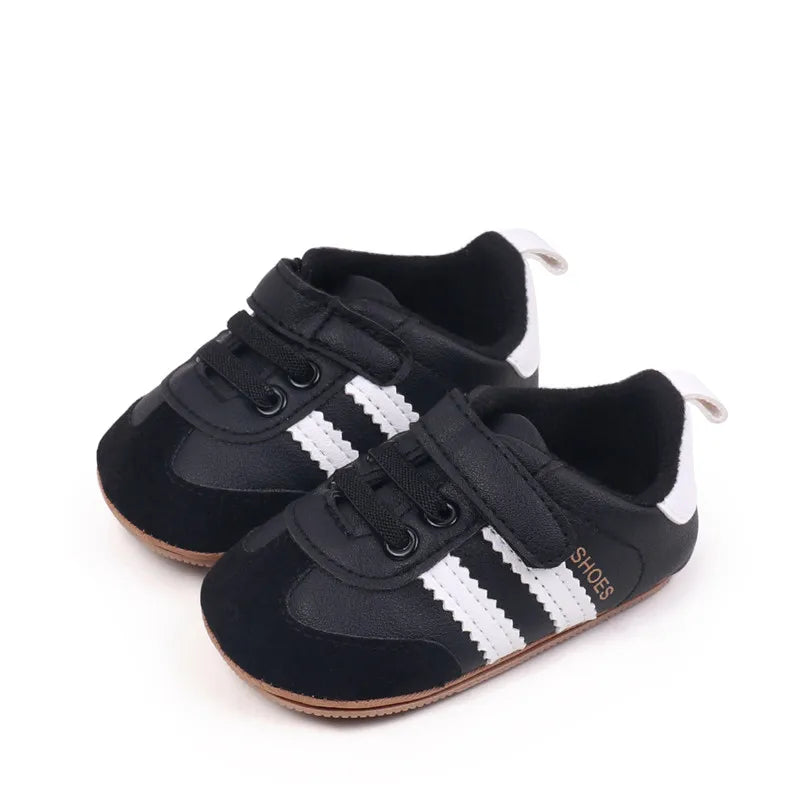 Toddler Shoes New Spring Autumn Baby Boys Girls Causal First Walker Shoes PU Leather Sneakers Soft Sole Fashion Baby Flats Shoes