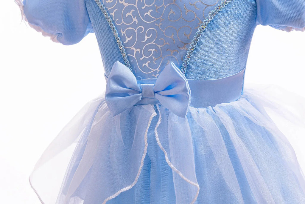 Little Girl Crawling Clothes Movie Princess Role-playing Costume Baby Cute Cotton Jumpsuit Toddlers Birthday Dress