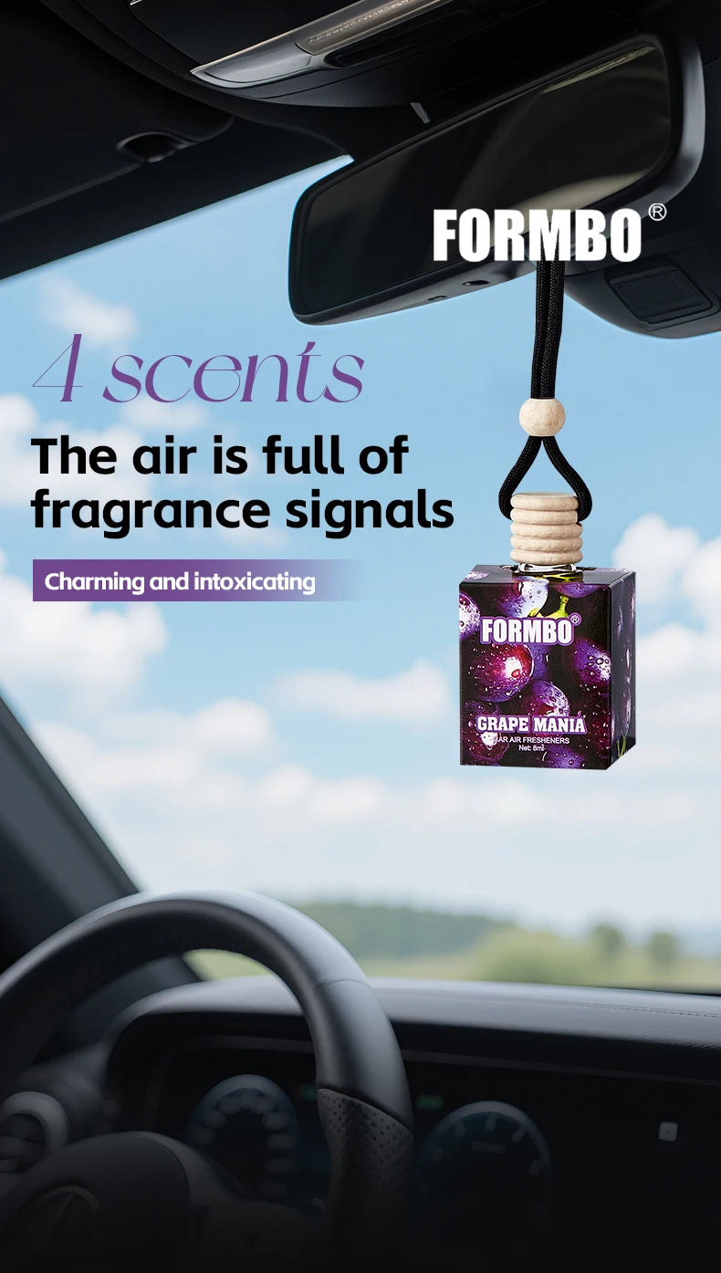 Sweet fruit car perfume, lasting light fragrance and odor removing car fragrance, fresh fruit fragrance, car fragrance pendant
