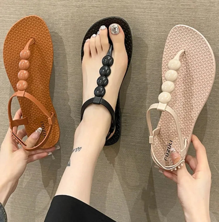 Shoes Women Sandals Summer Retro Sandals For Women Soft Women's Shoes Party Sandals Woman Casual Footwear Female Sandal Women