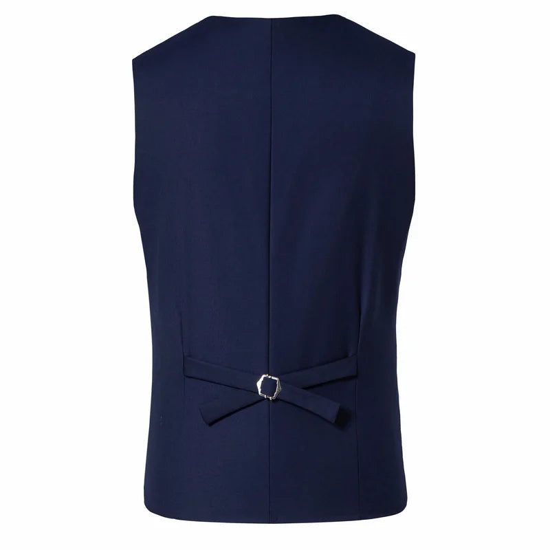 Mens Suit Vest Smart Casual Sleeveless Vest Single Breasted Solid Color Business Wedding Formal Suit Vests Spring Summer Autumn