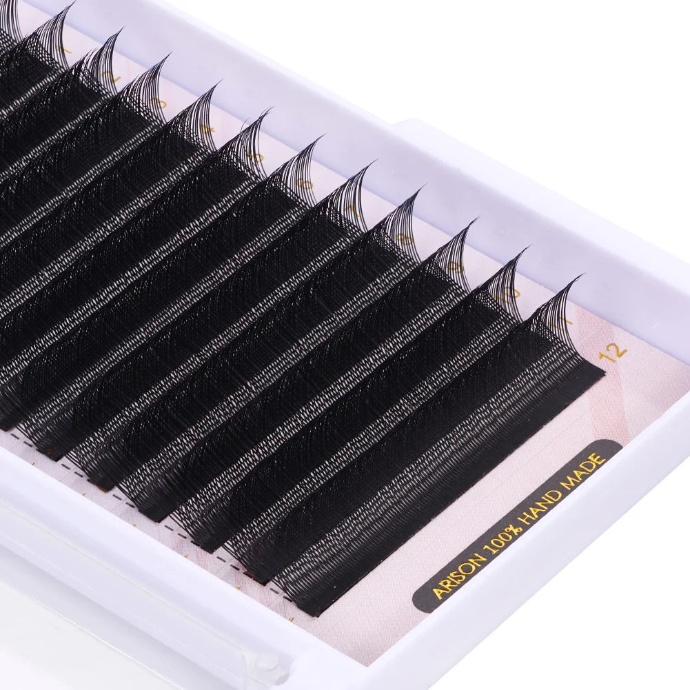 ARISON YY Lashes and 3D/4D/5D W Shape Lashes Brasileiro Premade Volume Eyelashes Extension Soft Thin Easily Grafting Extension
