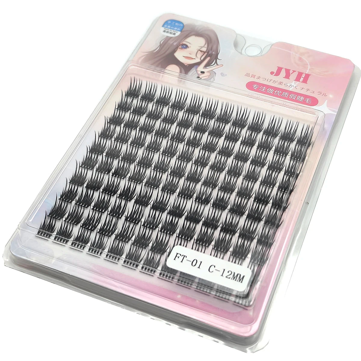 Individual Lashes 10/12/14/16mm Eyelash Clusters Extensions False Eyelash DIY at Home Cluster Eyelash Extensions Makeup