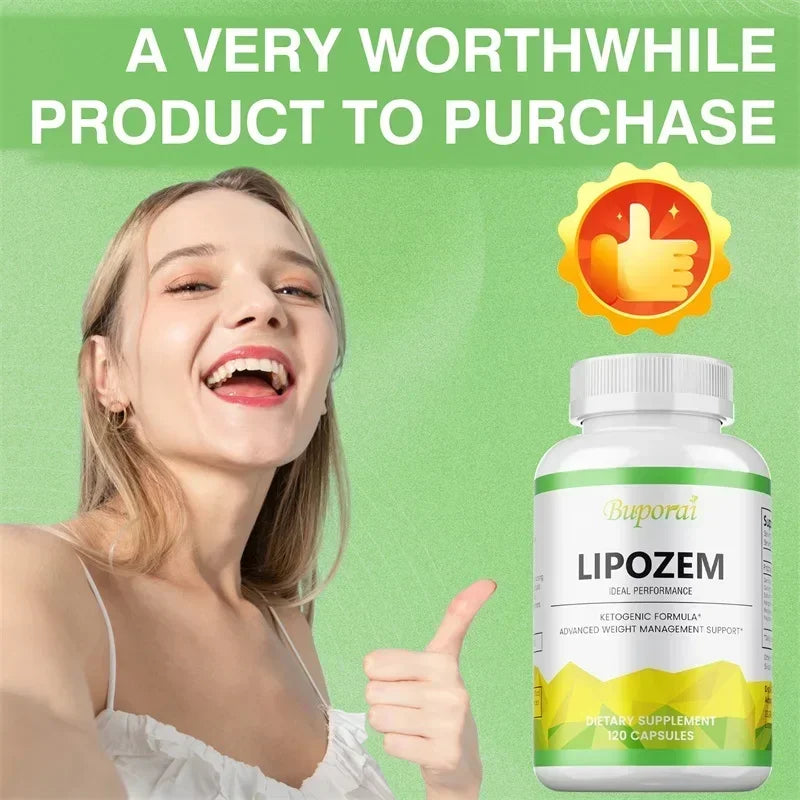 Lipozem Supplement - Digestive Health, Appetite Suppression, Metabolism, Fat Burning, Body ShapingSupplementsSupplements