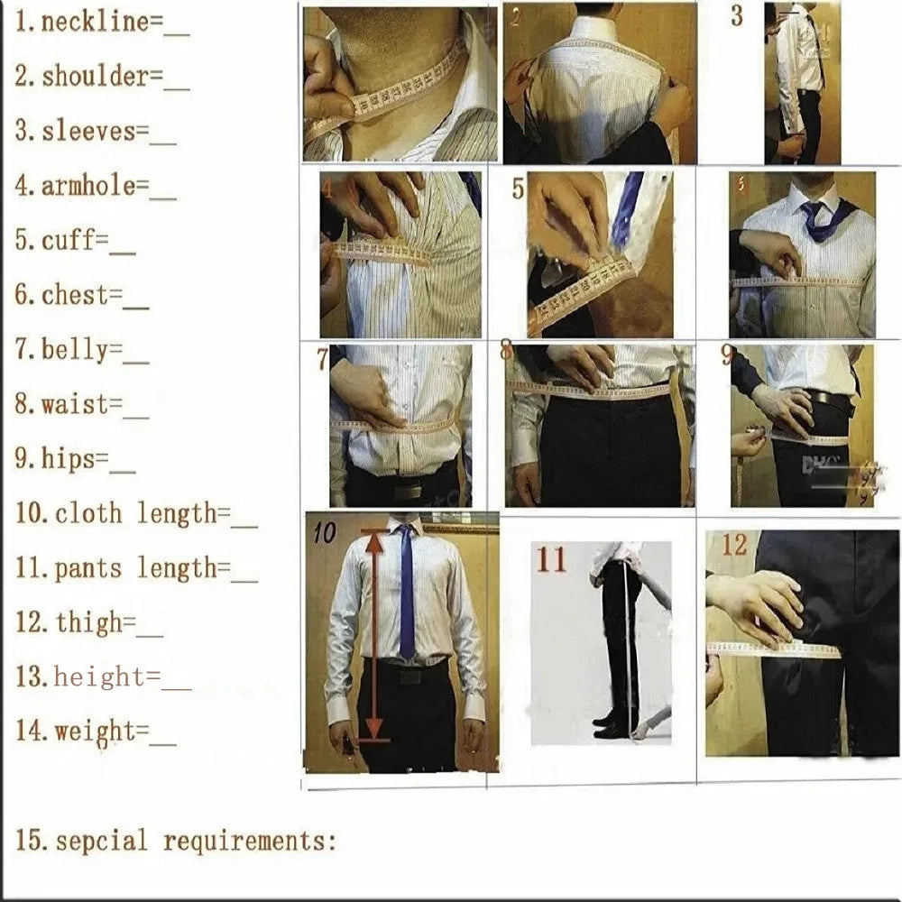 Elegant Men's Suits Luxury Stylish Black Pinstriped 3 Piece Suit for Men Wedding Business Event (Jacket+Vest+Pants)