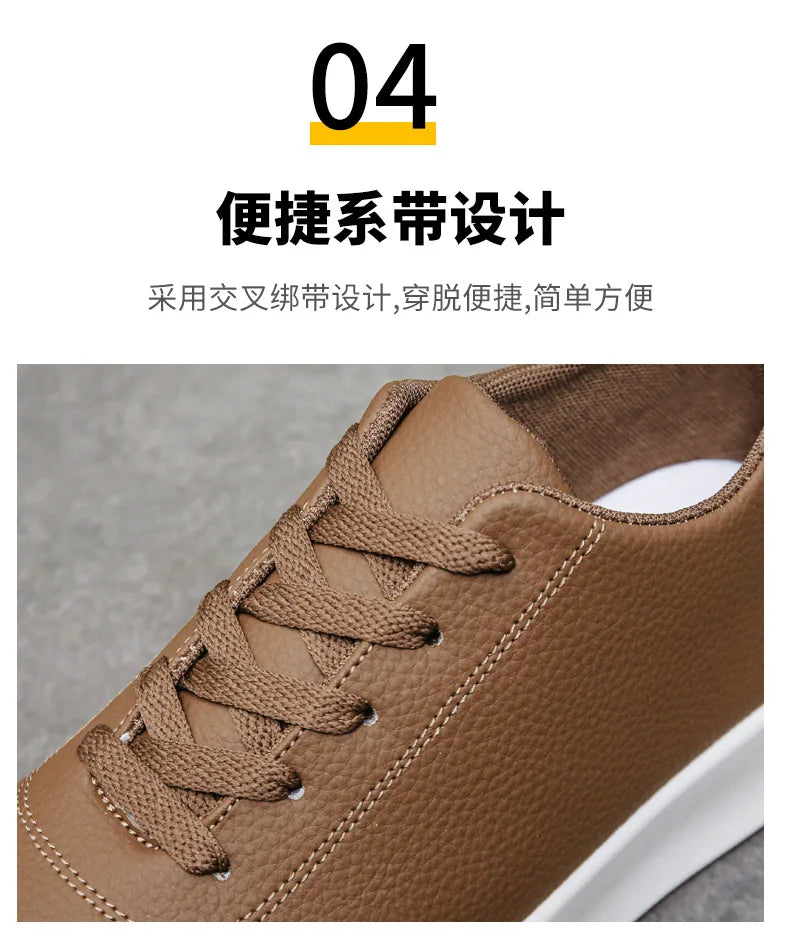 2026 Black Casual Shoes for Men Outdoor Comfortable Men Sneakers Non-slip Walking Shoes Designer Lace-Up Men Sport Shoes