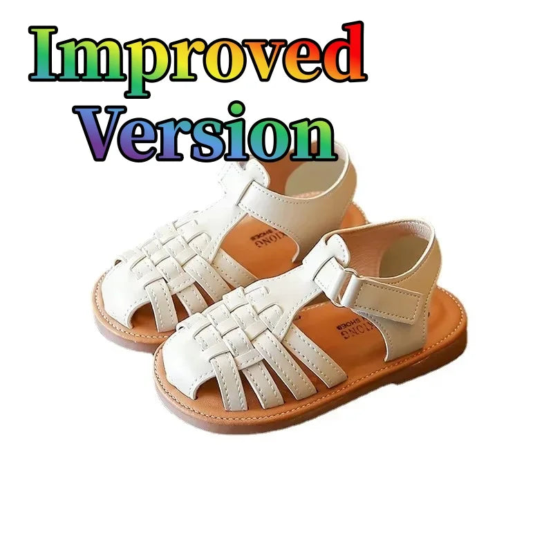 Girl Sandals Summer Weave Boys Beach Sandals Kids Shoes Casual 1-8 years
