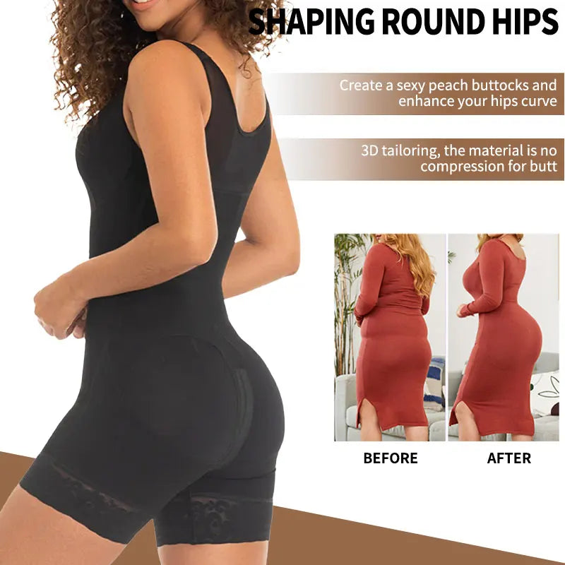Women Fajas Colombianas High Compression Body Shapewear  Tummy Control Post Liposuction BBL Slimming Waist Belt