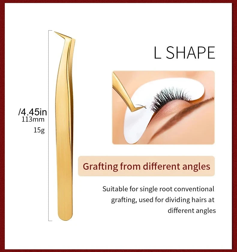 Eyelashes Tweezers Stainless Steel For Lashes Extension Makeup Tools Nail Art Accessories Rhinestone Picker Tools