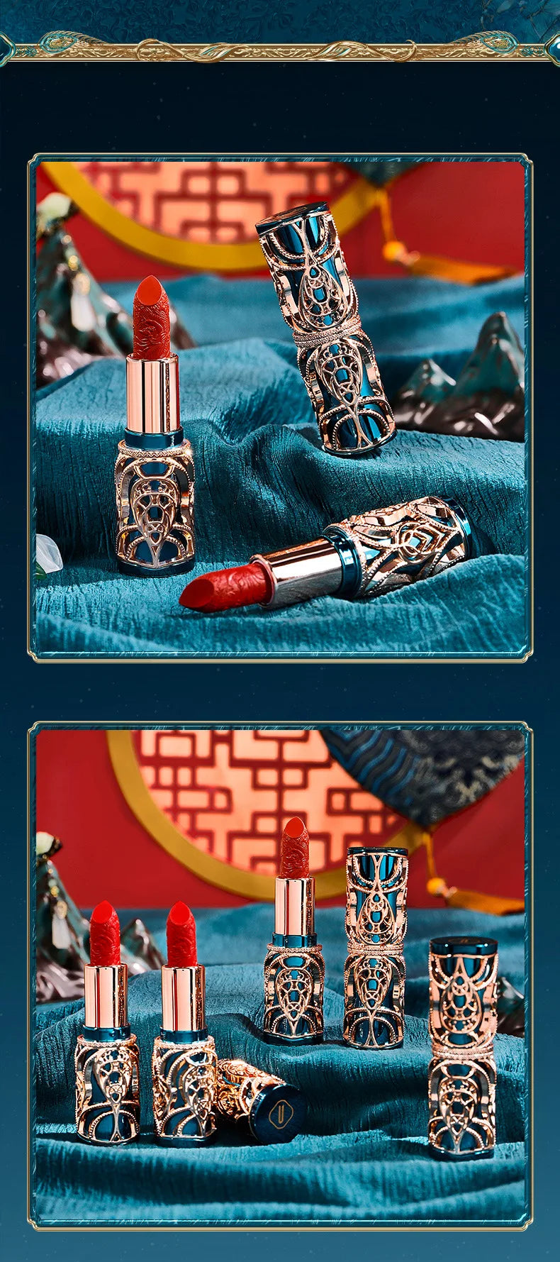 Makeup Lipstick set carved Nude Li pstick Matte Velvet Long Lasting easy to color non-stick cup lip glaze