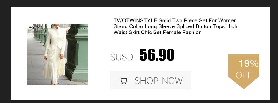 TWOTWINSTYLE Solid Spliced Button Slimming Dresses For Women O Neck Long Sleeve High Waist Temperament Dress Female Fashion New