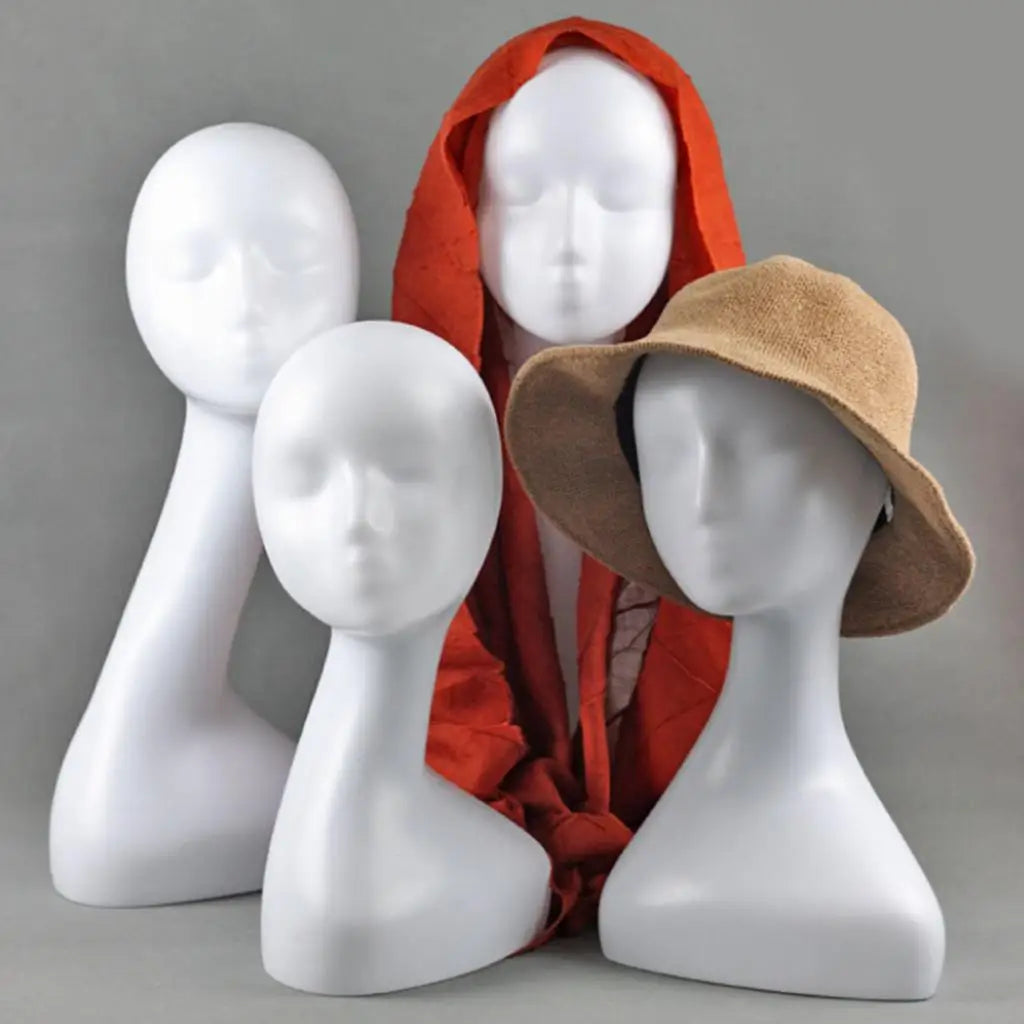 Wig Head Manikin Style Display  Manikin Head Women's Wig/Hat Jewelry Glasses Scarf Display Model for Salon Shop