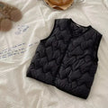 New Winter Baby Boys Girls Vest Cotton Padded Sleeveless Coats Jackets Children Warm Solid Vest Kids Autumn Top Clothe Outfits