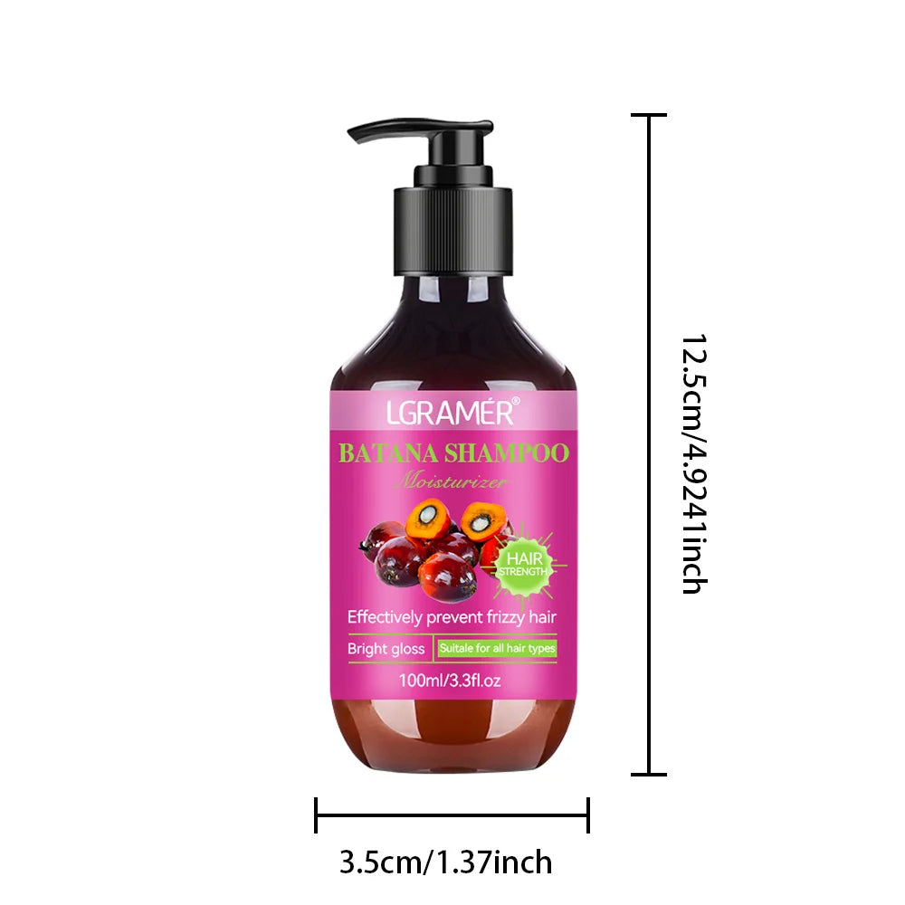 Batana Shampoo Controls Oil Removes Dandruff Relieves Itching Softens and Nourishes and Strengthens Hair Quality for Men  Women