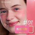 PECOLOVERS Waterproof Blush Cream - Long-Lasting, High Pigmentation for All Skin Tones, Natural Cheek & Face Rouge