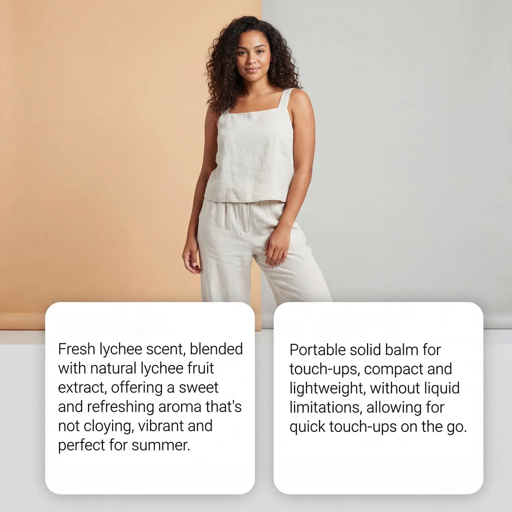 Solid Perfume Balm Series, Natural Fruity Scent, Sweet & Fresh, Long-Lasting Aroma, Versatile, Portable Mini Travel Fragrance