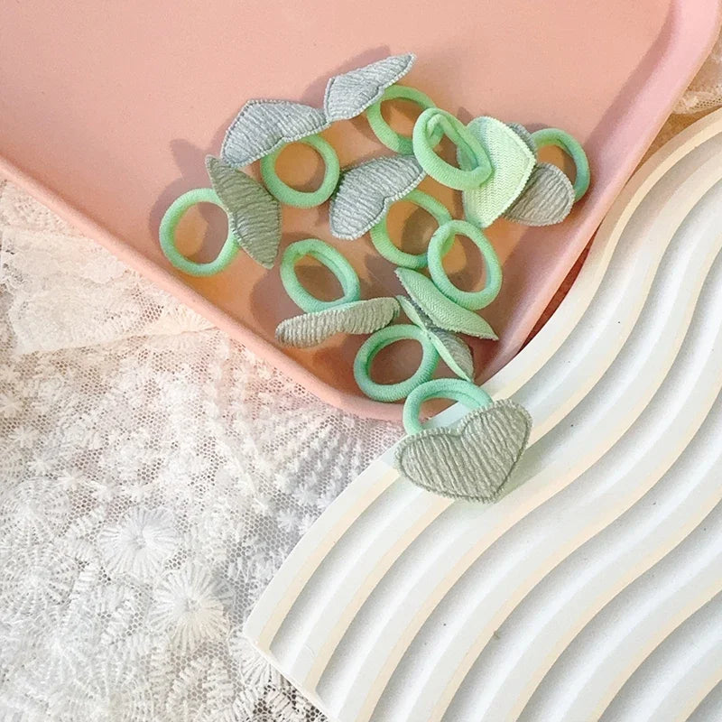 10PCS/lot Candy Color Kids Elastic Hair Bands Girls Rubber Band Children Cute Baby Hair Accessories