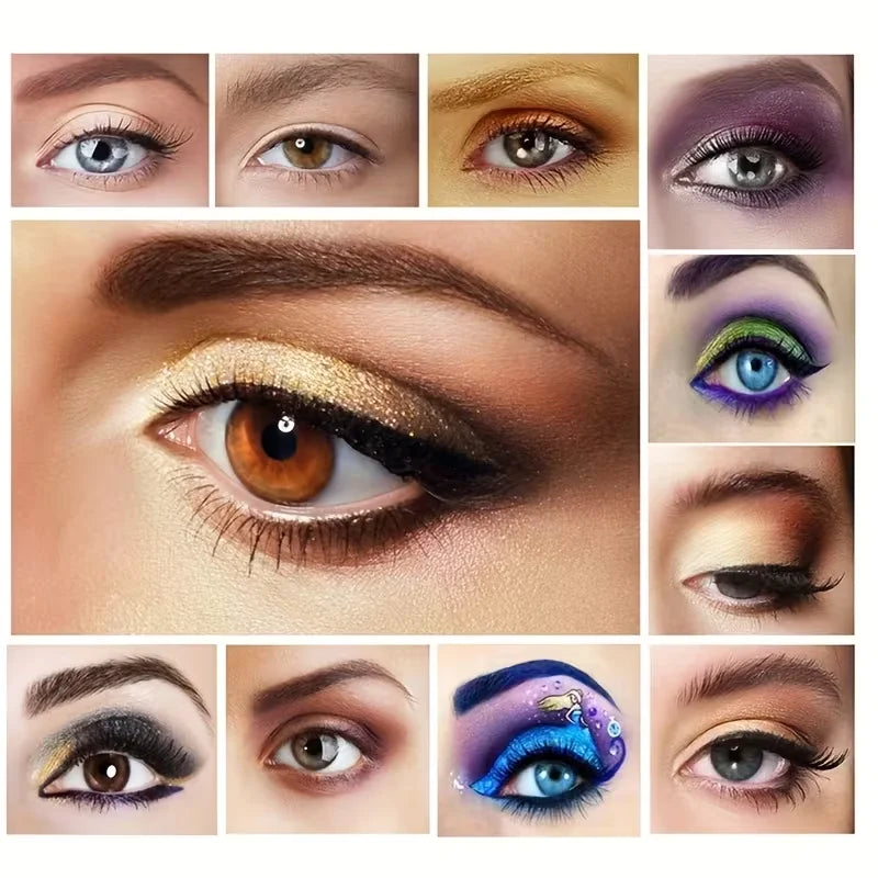 120 Color Eye Makeup,3-in-1 Eyeshadow Palette,Highly Pigmented Long Lasting Matte & Shimmer Finishes,Nude & Earth Eye Shadow