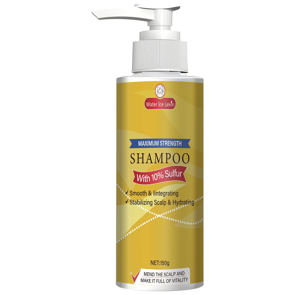 Maximum Strength Shampoo (10% Sulfur): Bee Venom-Infused, Smooths Hair, Stabilizes Scalp & Hydrates for Soft, Shiny Locks