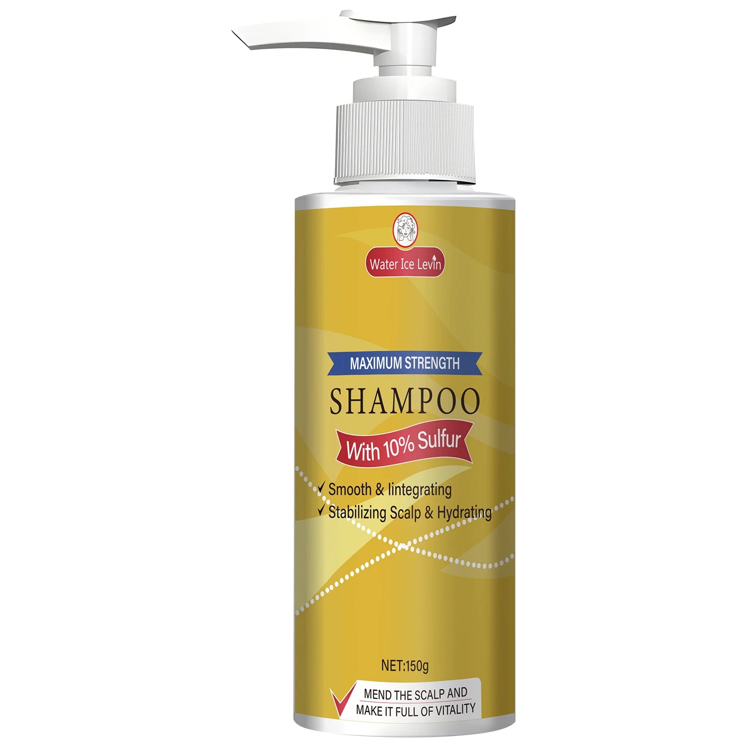 Maximum Strength Shampoo (10% Sulfur): Bee Venom-Infused, Smooths Hair, Stabilizes Scalp & Hydrates for Soft, Shiny Locks