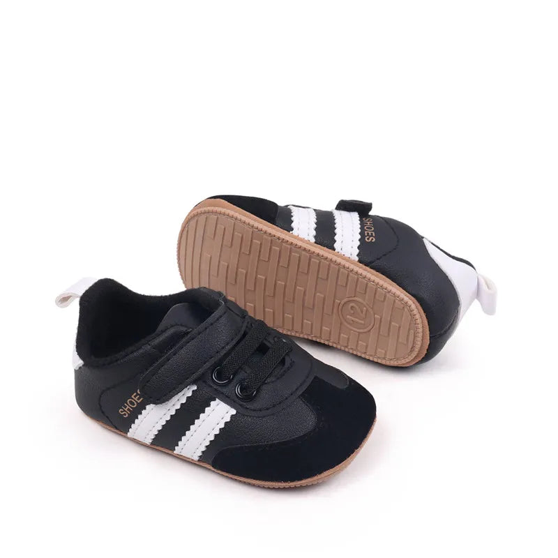 Toddler Shoes New Spring Autumn Baby Boys Girls Causal First Walker Shoes PU Leather Sneakers Soft Sole Fashion Baby Flats Shoes