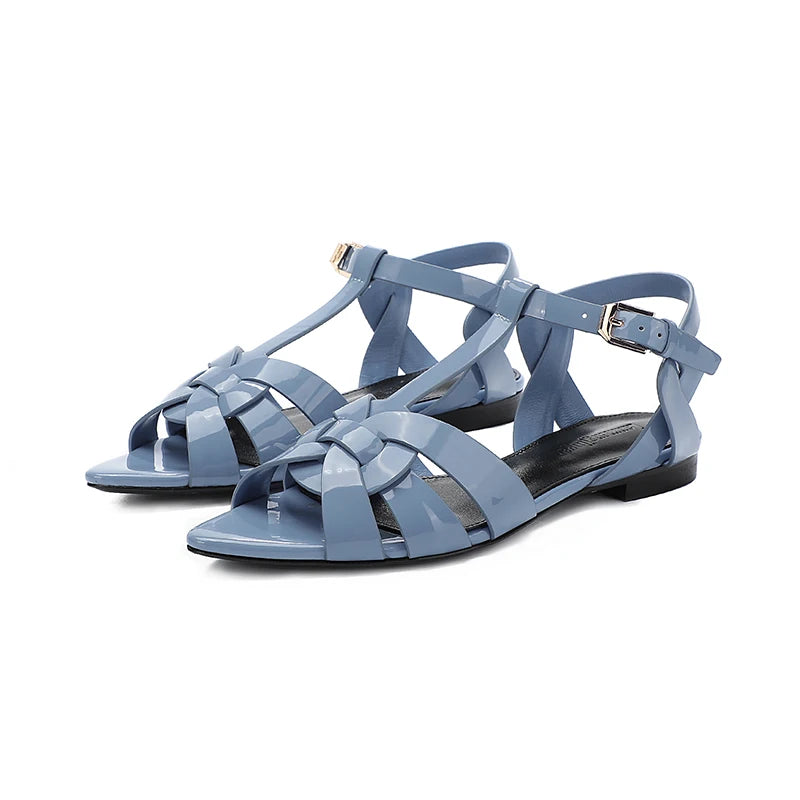 2024 new classic elegant spring/summer fashion charming pointed flat sandals for shopping, dating, parties, sexy dressing