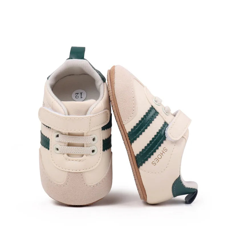 Toddler Shoes New Spring Autumn Baby Boys Girls Causal First Walker Shoes PU Leather Sneakers Soft Sole Fashion Baby Flats Shoes