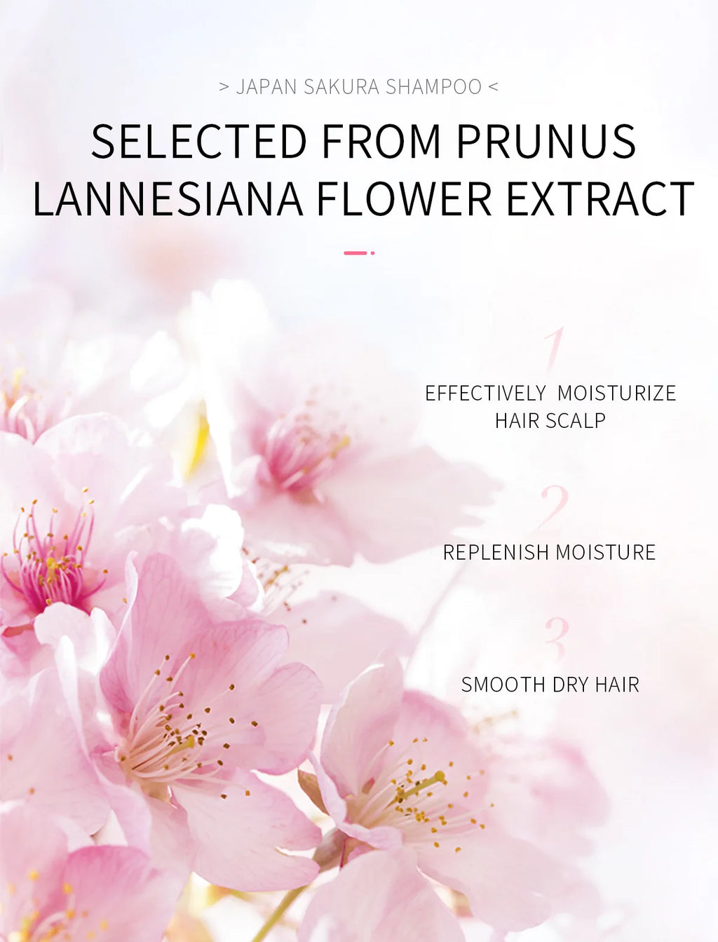 LAIKOU Sakura Shampoo Hair Conditioner Moisturizing Nourishing Repair Damaged  Anti Dandruff Oil Control Shampoos Cleansing Care